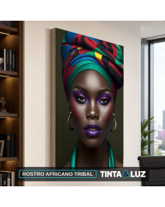 ROSTRO AFRICANO TRIBAL