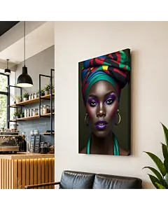 ROSTRO AFRICANO TRIBAL