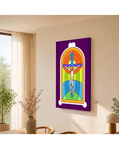 VITRAL DEL CRUCIFICADO