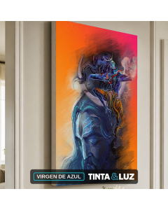 VIRGEN DE AZUL