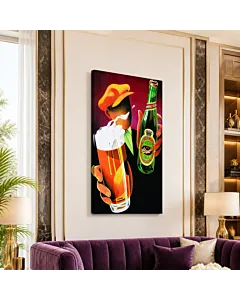 CERVEZA Y BOTELLA