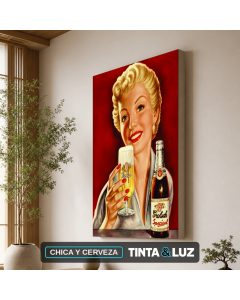 CHICA Y CERVEZA