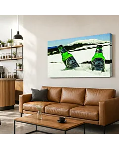 CERVEZAS EN LA NIEVE