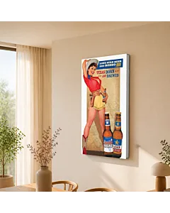 TEXAS BEER PINUP