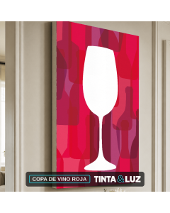 COPA DE VINO ROJA