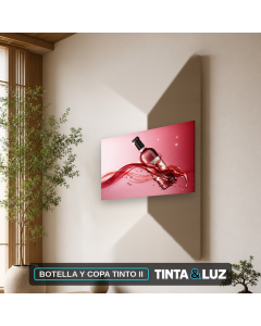 BOTELLA Y COPA TINTO II