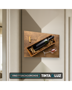 VINO Y SACACORCHOS