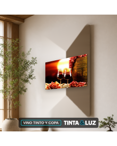 VINO TINTO Y COPA