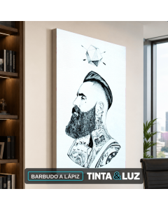 BARBUDO A LÁPIZ