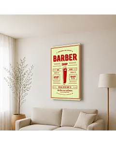 BARBER SHOP ROJO