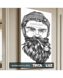 BARBUDO A LÁPIZ