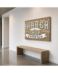 VINTAGE LABEL FONT