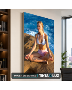 MUJER EN BARRAS
