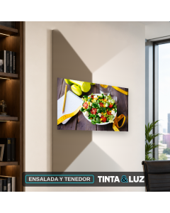 ENSALADA Y TENEDOR