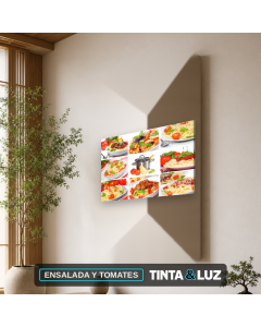 ENSALADA Y TOMATES