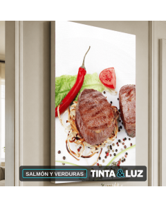 SALMÓN Y VERDURAS