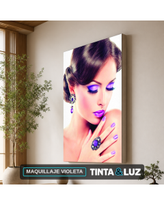 MAQUILLAJE VIOLETA