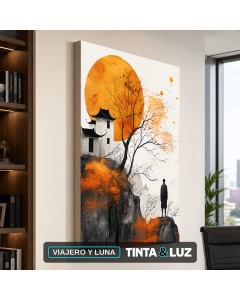 VIAJERO Y LUNA