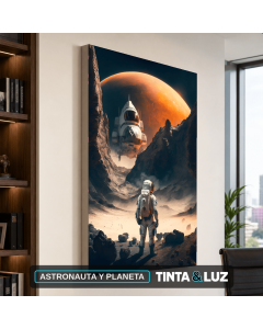 ASTRONAUTA Y PLANETA