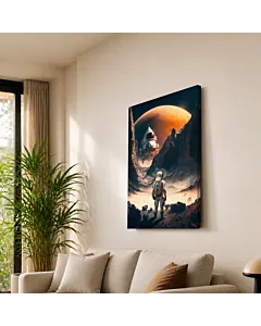 ASTRONAUTA Y PLANETA