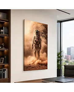 ASTRONAUTA EN EL POLVO