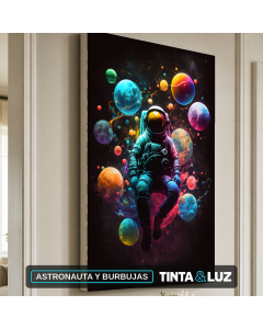 ASTRONAUTA Y BURBUJAS