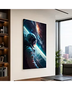 ASTRONAUTA Y TIERRA