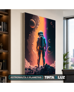 ASTRONAUTA Y PLANETAS