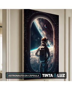 ASTRONAUTA EN CÁPSULA