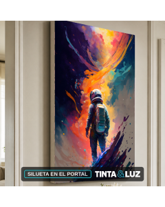 SILUETA EN EL PORTAL