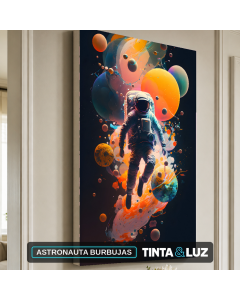 ASTRONAUTA BURBUJAS
