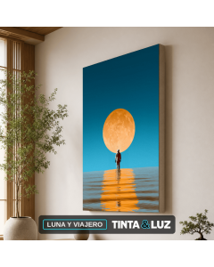 LUNA Y VIAJERO