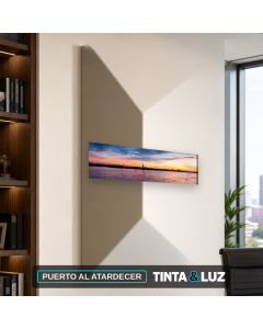 PUERTO AL ATARDECER