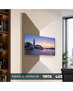 PUENTE AL ATARDECER