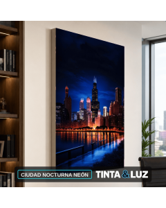 CIUDAD NOCTURNA NEÓN