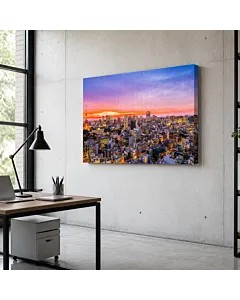 SKYLINE AL ATARDECER