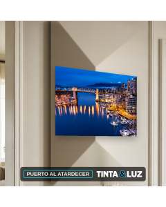 PUERTO AL ATARDECER