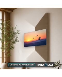 GLOBOS AL ATARDECER