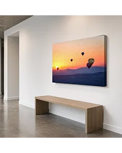 GLOBOS AL ATARDECER