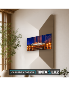 CASCADA Y CABAÑA