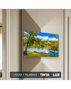 LAGUNA Y PALMERAS