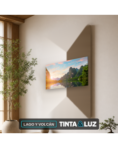 LAGO Y VOLCÁN