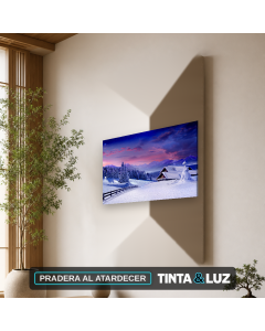 PRADERA AL ATARDECER