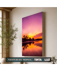 PUESTA DE SOL TROPICAL