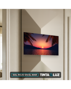 SOL ROJO EN EL MAR