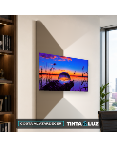 COSTA AL ATARDECER