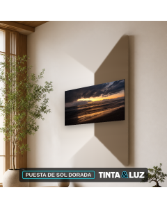 PUESTA DE SOL DORADA