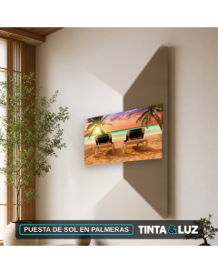 PUESTA DE SOL EN PALMERAS