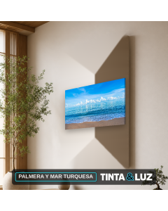 PALMERA Y MAR TURQUESA