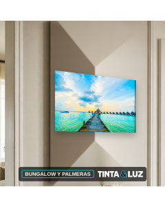 BUNGALOW Y PALMERAS
